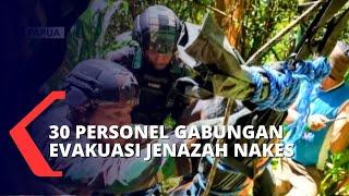 Proses Evakuasi Jenazah Nakes Tewas Akibat Penyerangan KKB Papua dari Jurang Sedalam 300 Meter