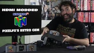 HDMI Nintendo 64 - PixelFX Retro Gem Shiny Edition - Adam Koralik