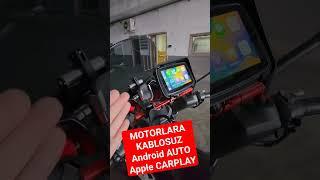 Motorsikletlere Kablosuz CarPLAY ve Android Auto Geldi  #carplay #androidauto #ios #android #motor