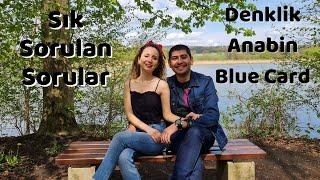 Sık Sorulan Sorular  Denklik Anabin Blue Card Almanca