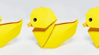 Origami Baby Rubber Duck Hoàng T. Q. - Paper Folding  Papier Falten  종이접기  Paper Crafts  おりがみ