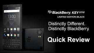 BlackBerry KeyOne Limited Black Edition India  Quick Review  QWERTY Keypad  Latest Tech News 2017