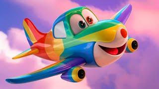 Airplane Song  Nursery Rhymes  Learn Colors with Planes  Epic Giant Kids Songs