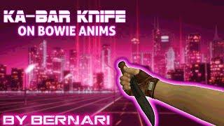 KA-BAR KNIFE ON BOWIE ANIMS for CSS V89