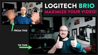 Logitech Brio - How to get Professional Webcam Video w Lighting and LUTS