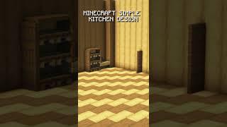 Minecraft kitchen design #asmr #asmrvideo #minecraftshorts #minecraftstarterhouse #minecraft