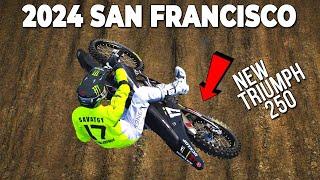 2024 San Francisco Supercross On The New Triumph TF 250-X