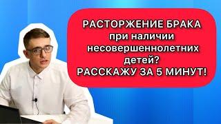 Развод расторжение брака при наличии несовершеннолетних детей - инструкция на 5 минут