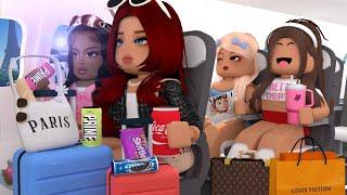 DEBBIE RUNS AWAY TO PARIS *BERRY AVENUE AIRPORT MEETS A FRENCH MAN* VOICE Roblox Bloxburg Roleplay