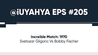 Increible Match Svetozar Gligoric Vs Bobby Fischer 1970