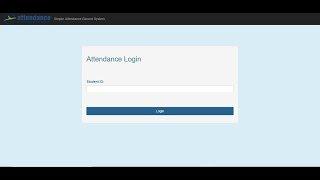 Simple Attendance Record System using PHP With Source Code  Source Code & Projects