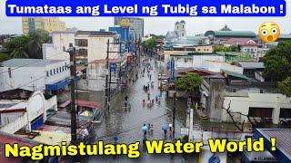 Visited the most flooded area in Malabon City  Tumaas ang level ng tubig  Rizal Ave - Malabon