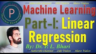 4. ML Linear Regression Part-I #machinelearning