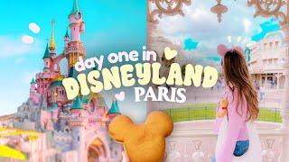 OUR FIRST DAY IN DISNEYLAND PARIS   First Impressions of the Luxury Hotel Delicious Foods & Rides