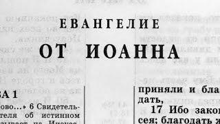 Библия. Евангелие от Иоанна. Новый Завет читает Александр Бондаренко