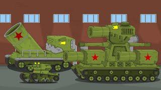 Preparing for the Battle with KV-44 - Cartoons about tanks