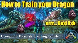 How to Tame a Basilisk A quick tutorial on how to get a perfect tame on a Basilisk in Aberration