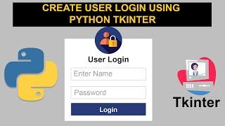 How to create gui login form using python   python tkinter