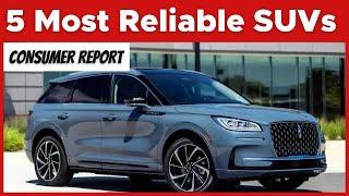 Consumer Report’s 5 Most Reliable SUVs As Of January 2024