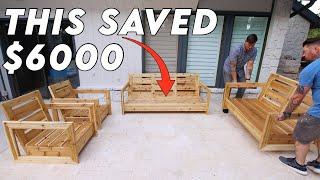 $10000 DIY Outdoor Furniture