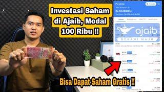 Cara Investasi di Ajaib Modal 100 Ribu  Bisa Banget 