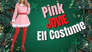 Jovie Elf Pink Dress - Trying on the Pink Jovie Elf Costume - The Perfect Outfit for Christmas