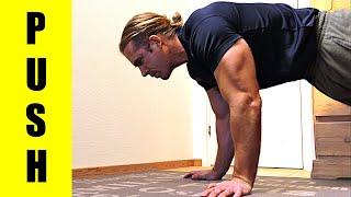 HOME PUSH UP WORKOUT No EquipmentOptional - ChestShouldersTriceps