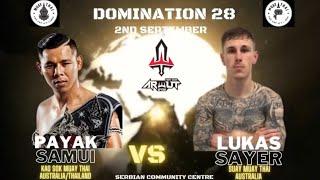 Payak Samui Vs Lukas Sayer 2 - Domination Muay Thai 28