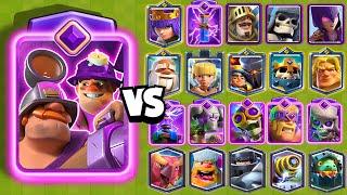 NUEVO DOBLE MINERO vs TODAS LAS CARTAS  Clash Royale