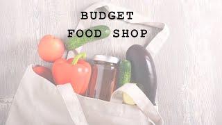 Budget Food shop Frugal living