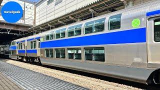 Riding Japans Largest Double-Decker Commuter Train from Tokyo  Green Car