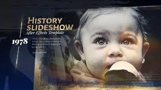 History Slideshow After Effects Template