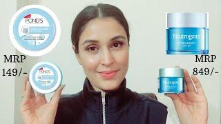 PONDS SUPERLIGHT GEL VS NEUTROGENA HYDRO BOOST GEL  Review & Comparison  Chetali Chadha