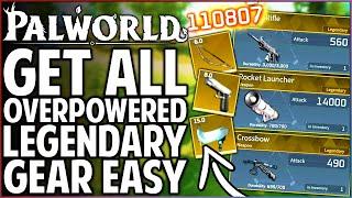 Palworld - How to Get ALL Legendary Weapons & Armour FAST & EASY - Best Gear in Game Guide