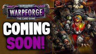 Playing some Warhammer 40000 Warpforge Cool new card game