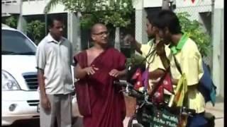 Nepali Cyclist On World Tour in Sri Lanka For World Peace And Environmental Protection by YATV.FLV