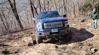 F150 almost flipped at Flagpole Virginia.