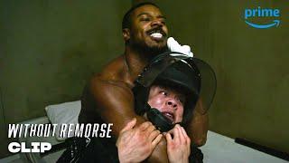 Michael B. Jordans Prison Fight Scene  Without Remorse  Prime Video