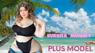 Burnier mommy Biography  Fashion Beautiful Model social media star Plus curvy Size  Influencer