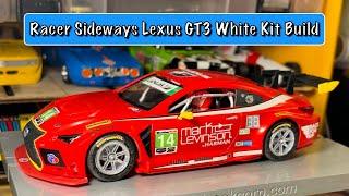 Racer Sideways Lexus GT3 White Kit Build - 132 Scale Slot Car