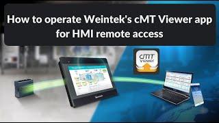 How to operate Weinteks cMT-Viewer app cMTViewer for HMI remote access