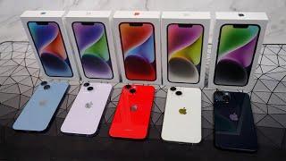 iPhone 1414 Plus All Colors Purple Blue Red Starlight & Midnight