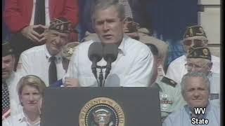 WOWK Pres  Bush 7 4 2002 Ripley WV