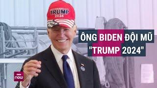 Nhà Trắng giải thích gì về hình ảnh Tổng thống Joe Biden đội mũ in dòng chữ Trump 2024?  VTC Now