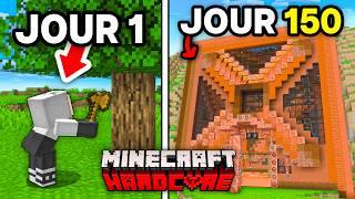 Jai Survécu 150 JOURS en Hardcore sur Minecraft 1.21 - FILM