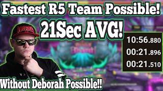 21Second AVG R5 99.9% Consistent Works without Deborah - Summoners War