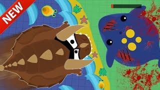 Mope.io DINO MONSTER OVERPOWERED Trolling A FAN in Mope.io Best & Funny Moments