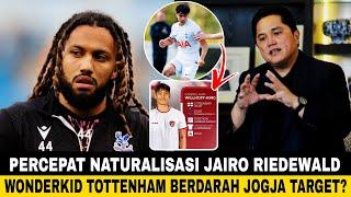 Timnas indonesia  Jairo & bintang Tottenham segera Dinaturalisasi? Mauro Ziljstra siap bersumpah?