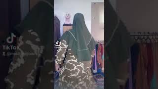 Jilbab doa ibu bergo ped sabit renon rempel plisket pola V jersey paralle