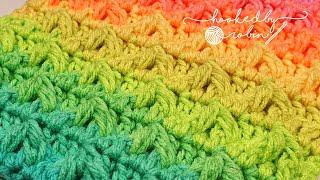 Crochet Leafhopper Cluster Stitch  Stunning Textured Stitch